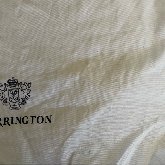 Barrington Gifts Navy Blue Cheetah Leopard Black Leather St. Anne Tote Bag - Picture 9 of 9